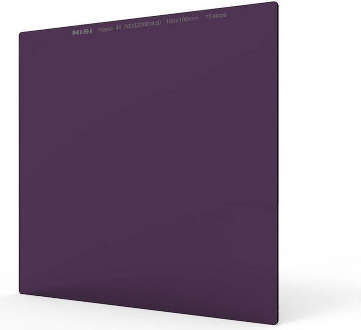 Actual product image Nisi Nano IR ND32000 (4.5) 100x100mm 15 Stop (100 mm, Neutral density filter, 100 mm)
