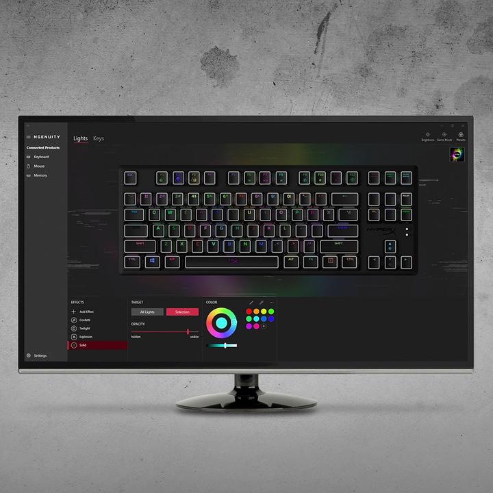 Productafbeelding HyperX Alloy Origins Core - Mechanisch Gaming Toetsenbord - HX Red (DE Layout) (DE, Bedraad)