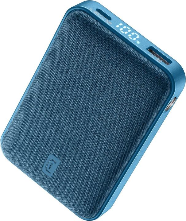 Produktbild Cellularline Powerbank 10.000mAh blau Glam 20W blau PBGLAM10000PDB (10000 mAh, 20 W)