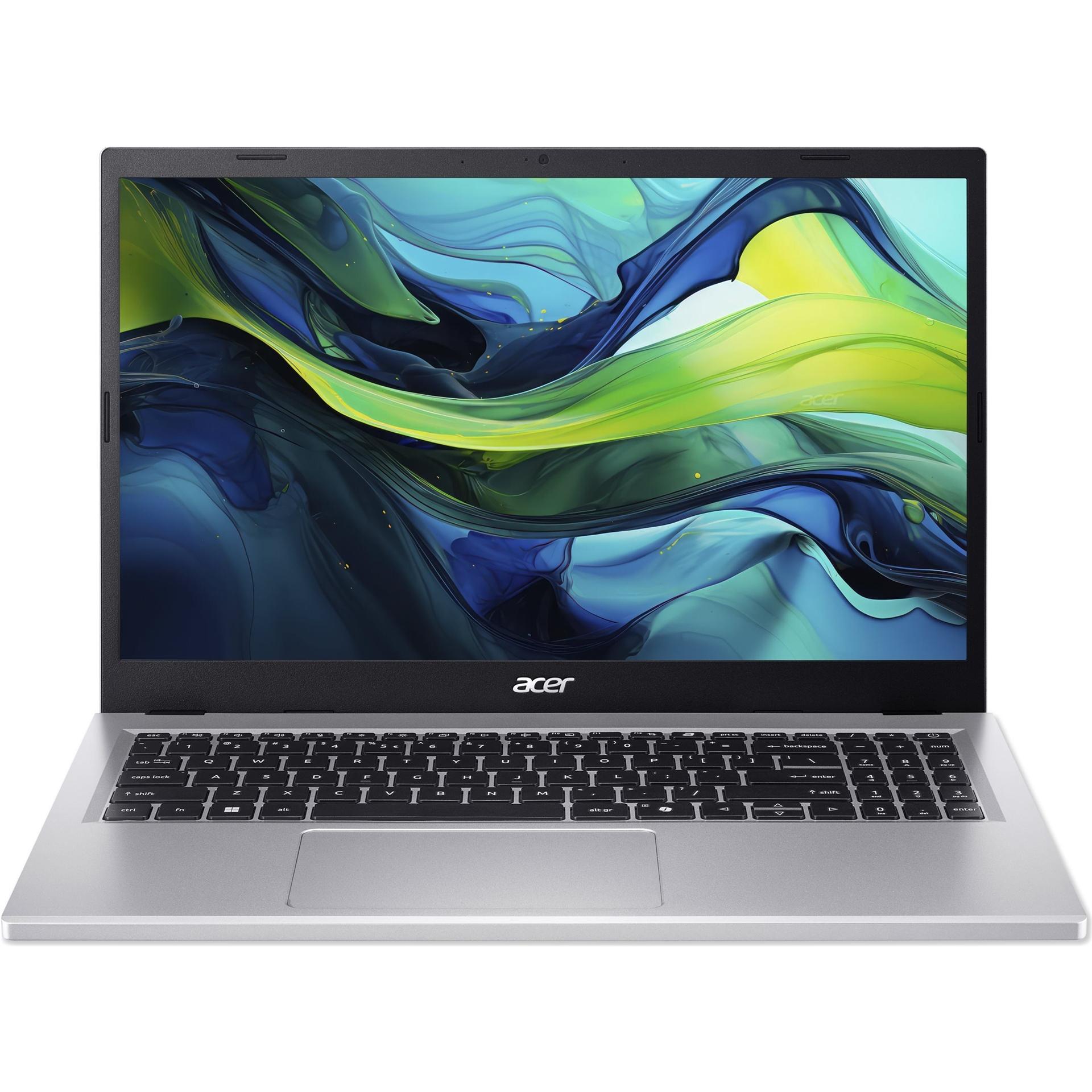 Acer Aspire Go 15 (15.60", 512 GB, 16 GB, DE, Intel Core i5-1334U), Notebook, Silber