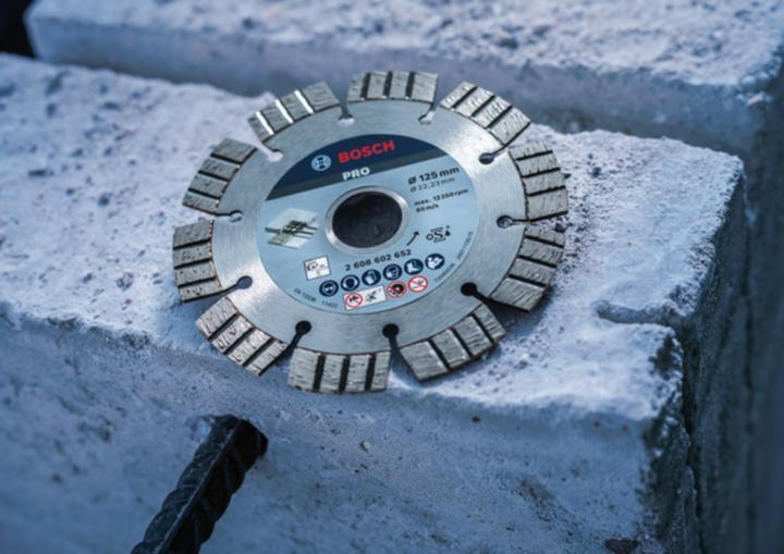 Actual product image Bosch Professional Zubehör PRO Concrete diamond cutting disc, 125 x 22.23 mm