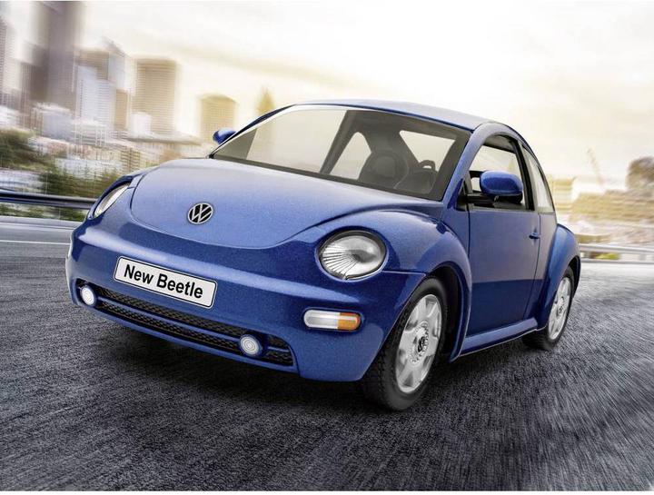 Actual product image Revell 07643 VW New Beetle car model kit 1:24