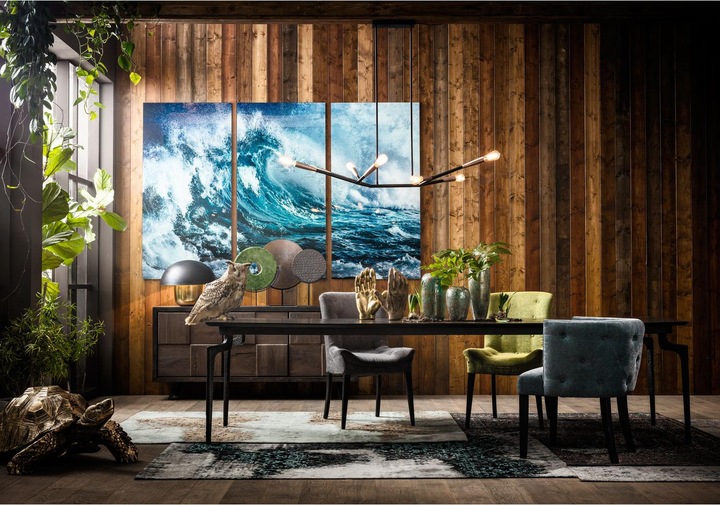 Produktbild Kare Design Bild Glas Triptychon Wave 160x240cm (3/Set) (160 x 240 cm)