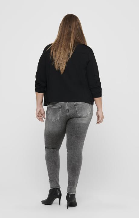 Image du produit Only Curvy Carwilly Reg Ankle Raw Skinny Fit Jeans (W50/L34)