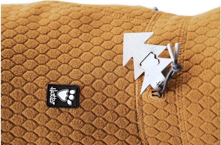 Actual product image Hurtta Winter Coat Warming Midlayer ECO, 55, Mustard (55, Dog coat)