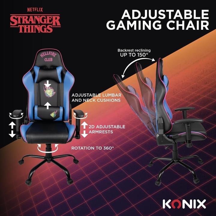 Actual product image Konix Fauteuil gaming Stranger Things
