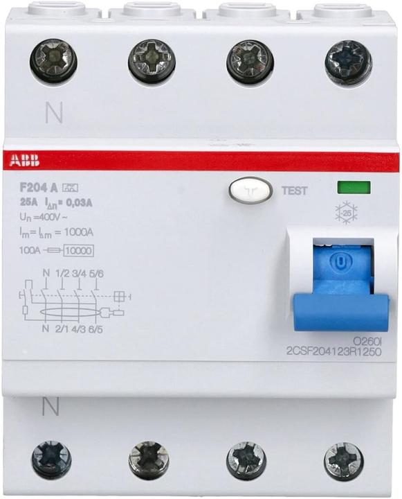 Immagine prodotto ABB F204A-25/0,03NL Interruttore Fi pro M compact 4p 30mA