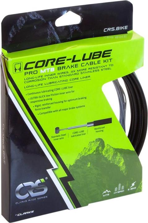 Actual product image Clarks Brake cable set with Race Series, Core-Blah Pro MTB brake cable kit, MTB