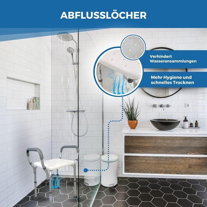 Produktbild Mobiclinic Duschstuhl (100 kg)