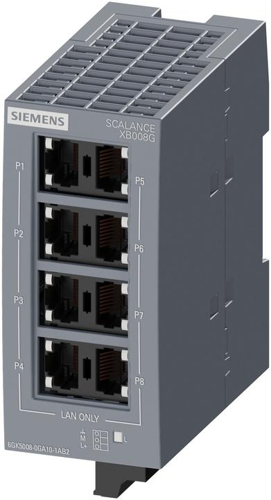 Actual product image Siemens 6GK5008-0GA10-1AB2 Industrial Ethernet Switch (8 ports)