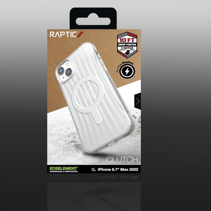 Produktbild X-Doria Raptic Clutch Case für iPhone 14 Plus mit durchsichtiger MagSafe-Rückseite (Apple iPhone 14 Plus)