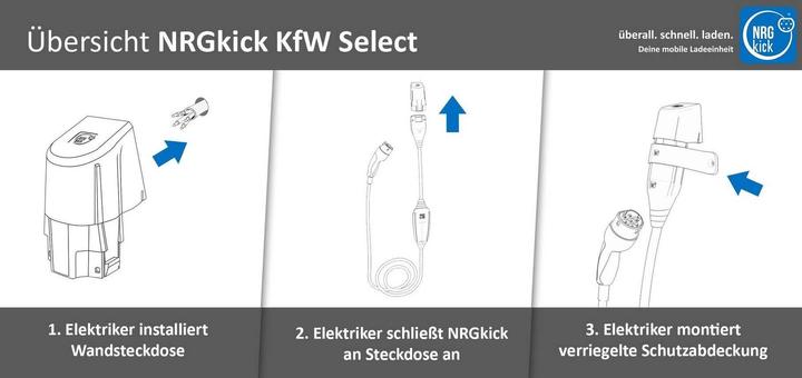 Image du produit NRGkick KFW Select (Type 2, 22 kW, 16 A, Type 2)