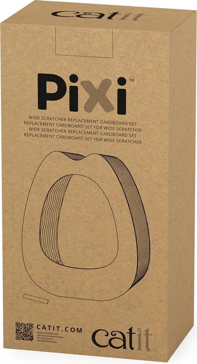 Catit Wide Scratcher Ersatzkarton (46.50 cm, Braun)