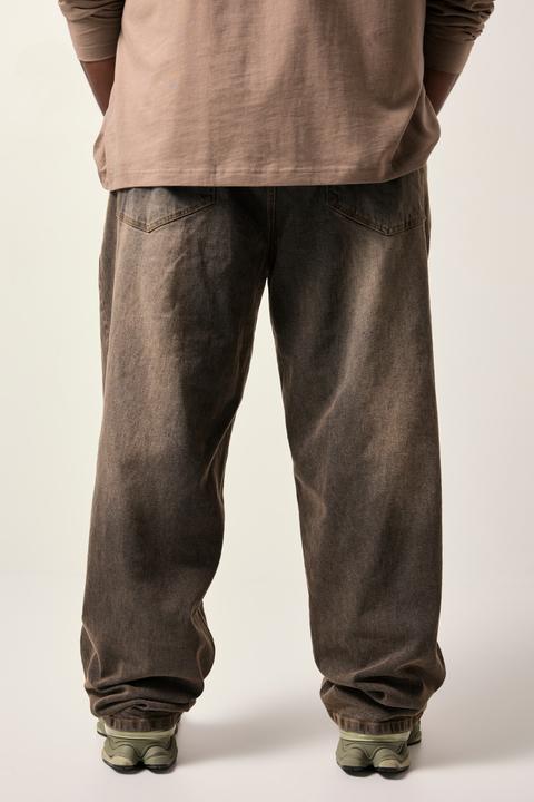 Produktbild Sthuge Jeans, Brown Denim, 5-Pocket, Baggy Fit, bis 72 (70)