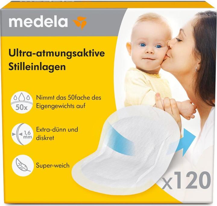 Medela Coussinets d'allaitement ultra-respirants (120 x)