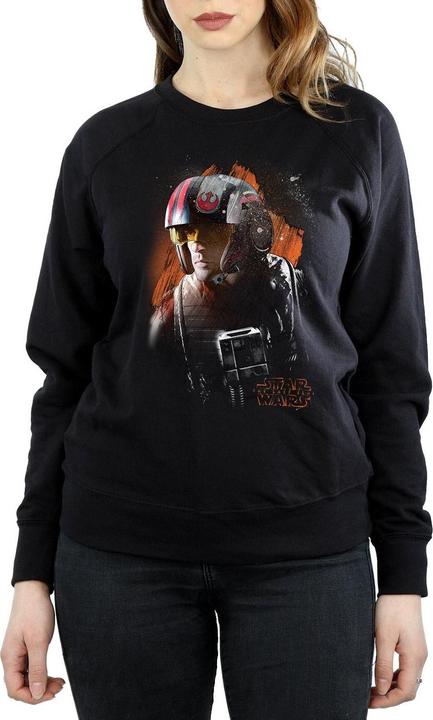 Immagine prodotto Star Wars The Last Jedi Poe Dameron Brushed Felpa Donna (L)