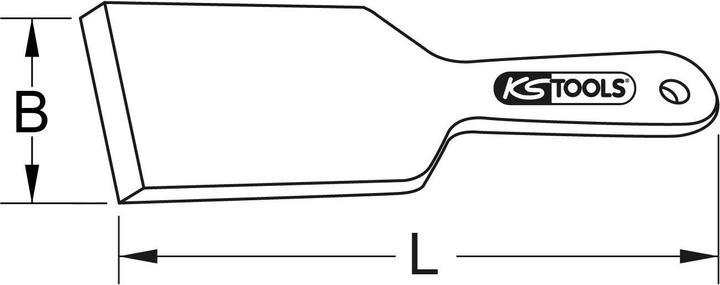 Image du produit KS Tools Racleur de cabine de pulvérisation BRONZEplus (1 pcs)