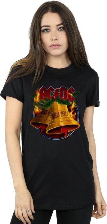Immagine prodotto AC/DC Christmas Hells Bells Maglietta Ampia Donna (3XL)