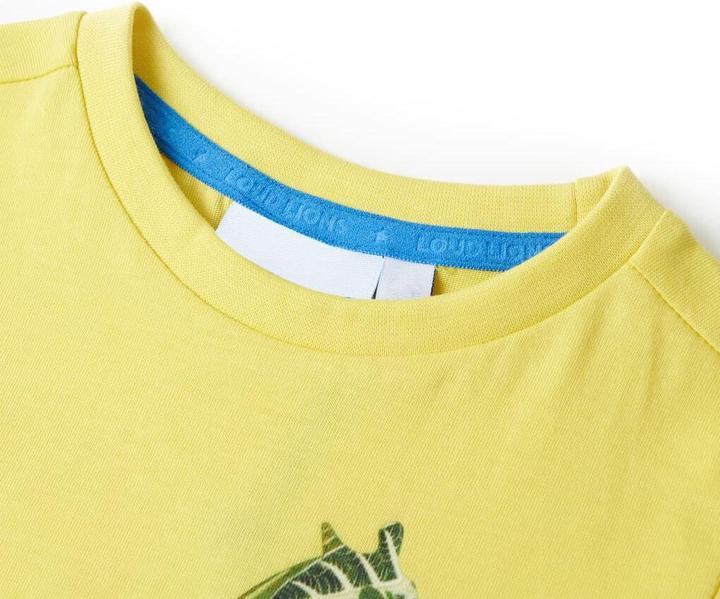 Immagine prodotto vidaXL Maglietta da bambino giallo 104,Materiale: 100 % cotone,Colore (104)