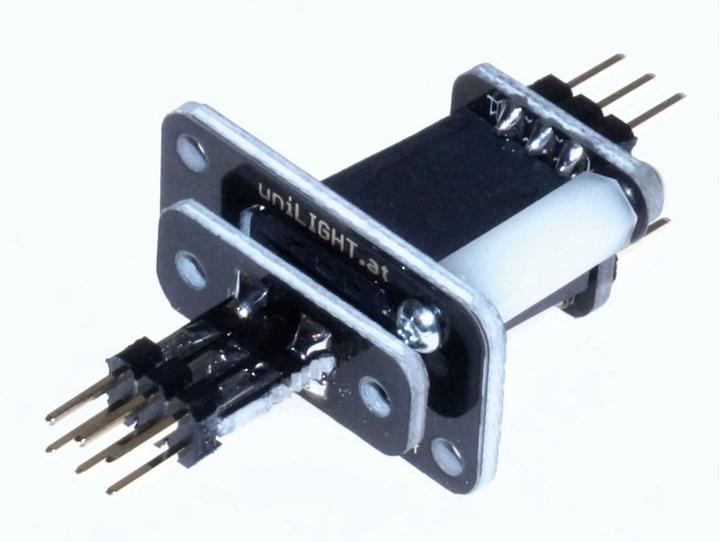 Produktbild Unilight direktsteckverbindung header mit 6 sekun n polen, bausatz, 2pcs, uni kontaktleist