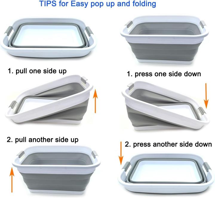 Actual product image Sammart Foldable laundry basket (41 l)