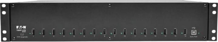Immagine prodotto Eaton Stazione di ricarica USB a 16 porte con uscita di sincronizzazione 230V 5V 40A 200W 2U Rac (USB-A, 16 Porti)