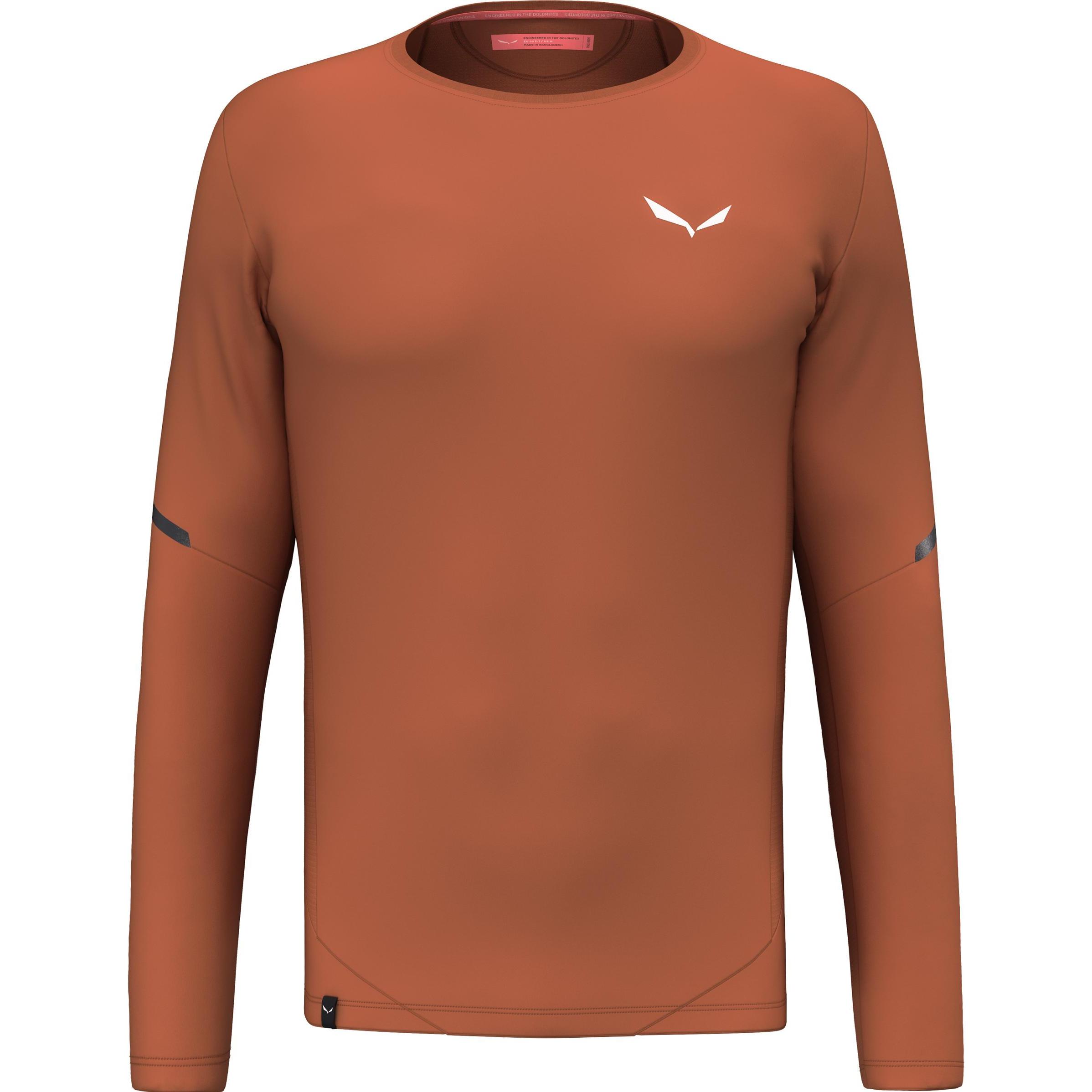 Salewa, Herren, Funktionsshirt, PEDROC DRY Herren L/S TEE. (L), Braun, L