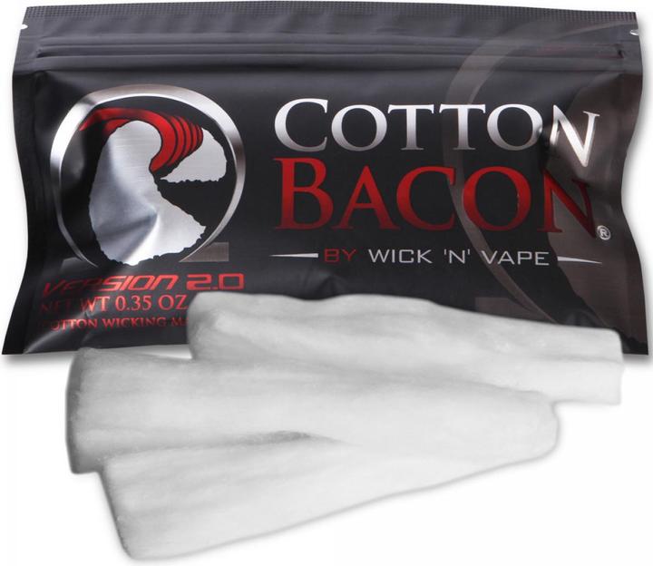 Wick 'n' Vape Coton  enrouler soi-mme Cotton Bacon V2