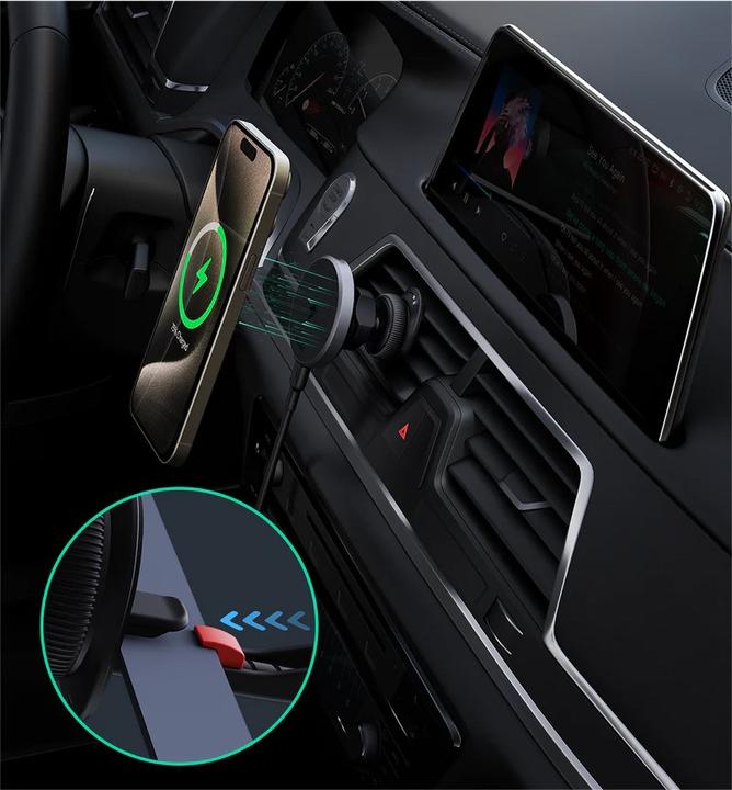 Immagine prodotto Aukey Maglink - Montaggio sul cruscotto del telefono (15 W)