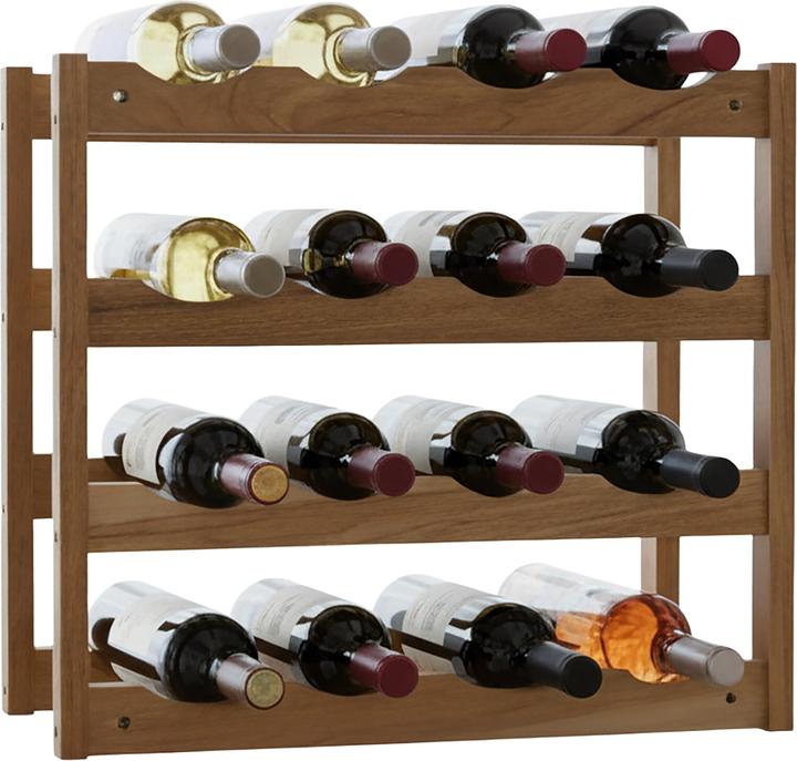Actual product image Relaxdays winerack (16 bottles, 42 x 21 x 38 cm)