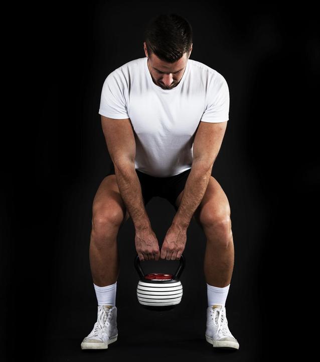 Actual product image Gladiatorfit Einstellbare Kettlebell