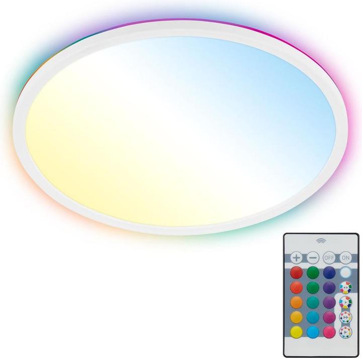 Produktbild B.K.Licht SLIM Ultraflaches CCT LED Panel mit RGB Backlighte (3000 lm)