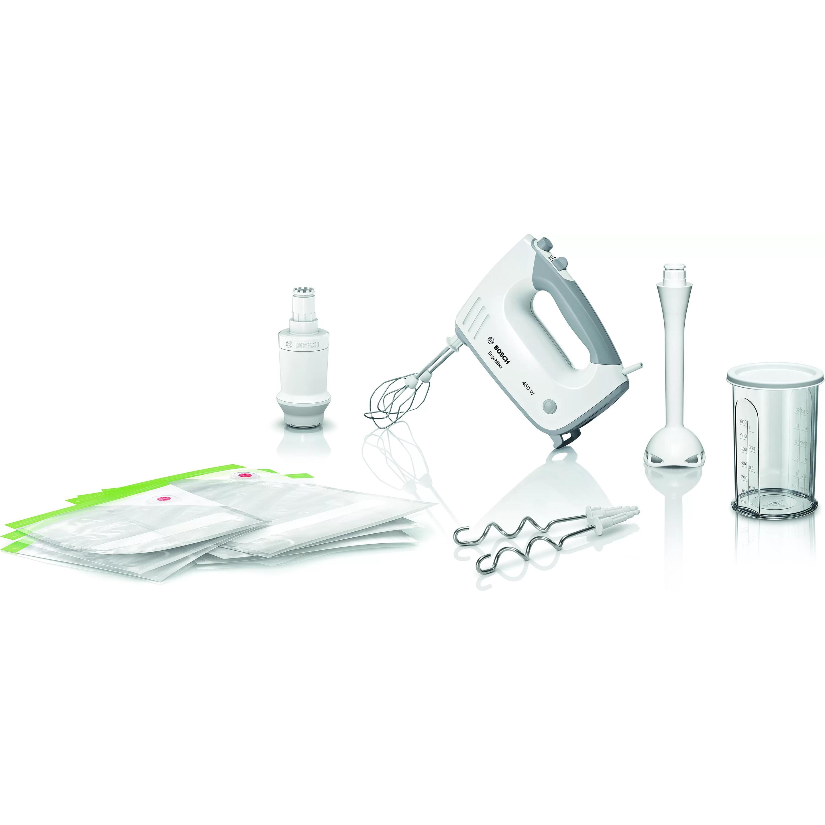 Bosch Hausgeräte ErgoMixx mit Vakuumfunktion, Handmixer, Weiss