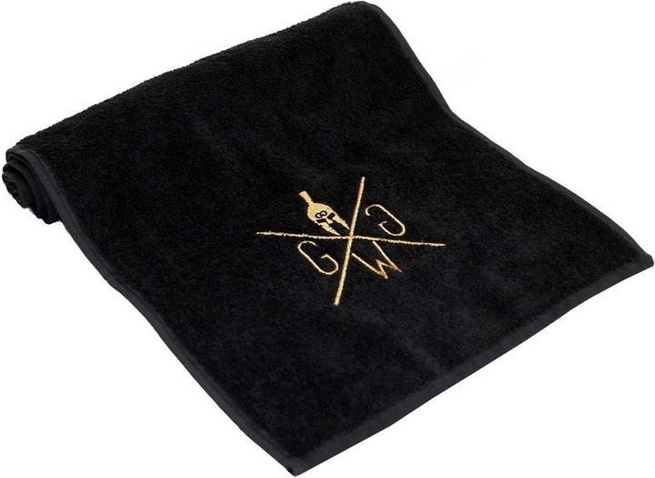 Gym Warriors Asciugamano sportivo - ricamo in oro (M)