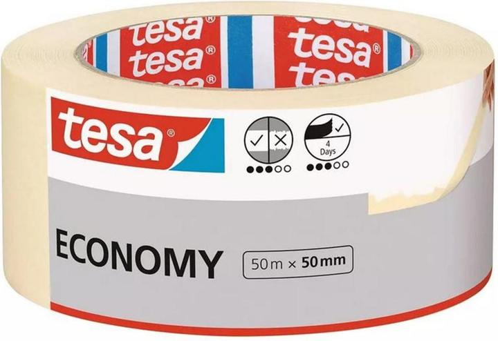 Actual product image tesa 6x painter's tape ECONOMY masking tape, pack of six (50 mm)