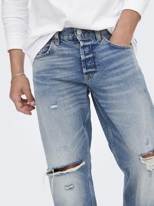 Immagine prodotto Only & Sons Jeans ONSEDGE LIGHT BLUE dal taglio ampio (W28/L32)
