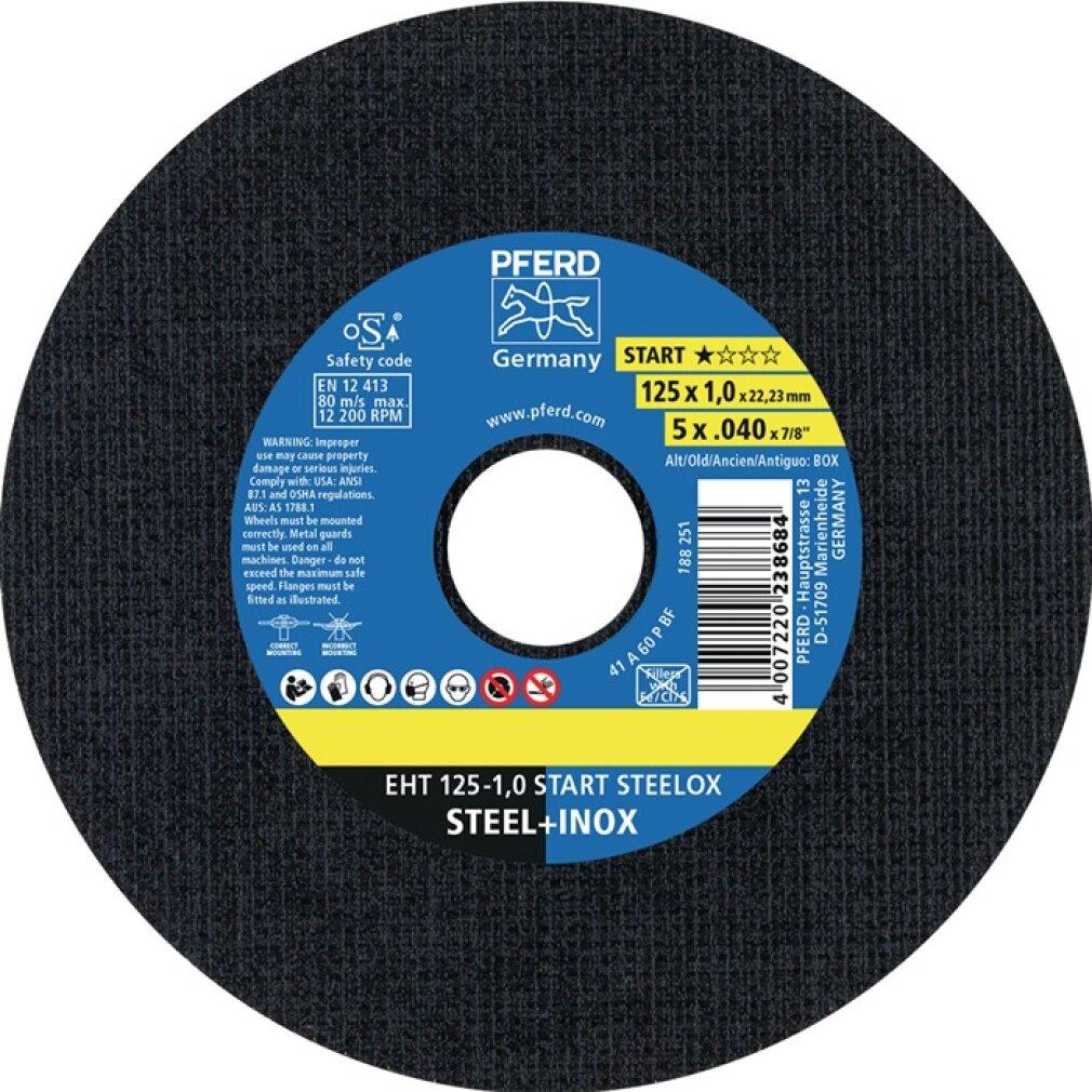 Pferd, Sägeblatt, Trennscheibe gerade EHT 125 1,0 BOX (50)