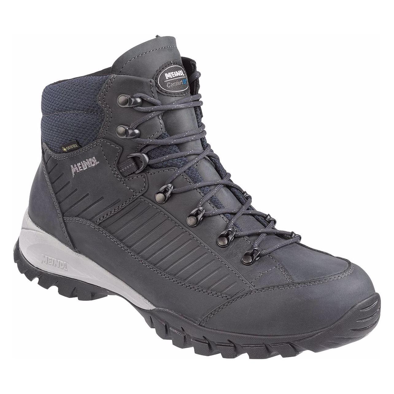 Meindl, Herren, Wanderschuhe, Sarn Gtx Schuhe (43), Blau, Grau, Schwarz