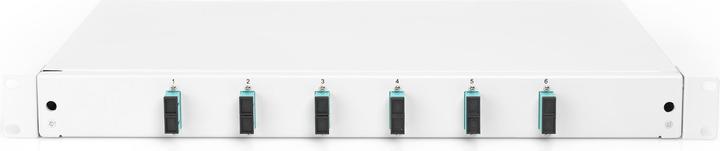 Productafbeelding Digitus Pull-out glasvezel splice box 1U Voorzien van 6x SC duplex incl. M 25 schroef Splice cassette F...