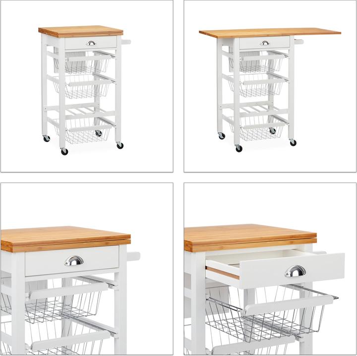 Produktbild Relaxdays Küchenwagen