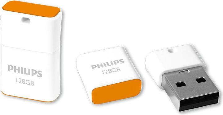 Image du produit Philips USB 2.0 128GB Pico Edition Sunrise Orange (128 Go, USB-A)