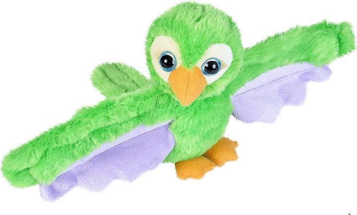 Actual product image Wild Republic Huggers Green Parrot