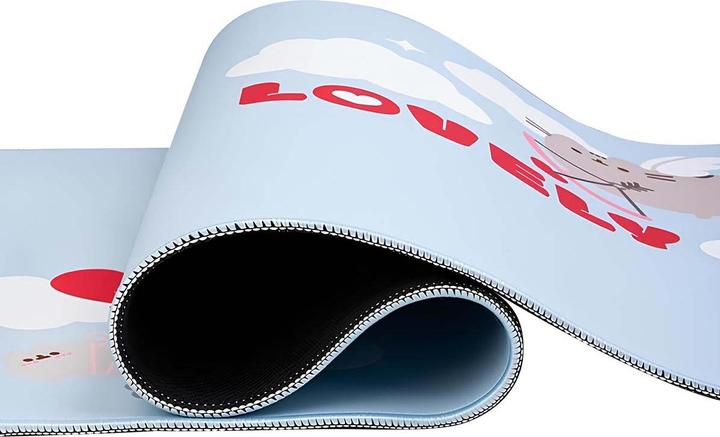 Actual product image Pusheen Gaming Mousepad XXL Cat Gaming Mousepad XXL non-slip and water-repellent Mousepad Large (XXL)