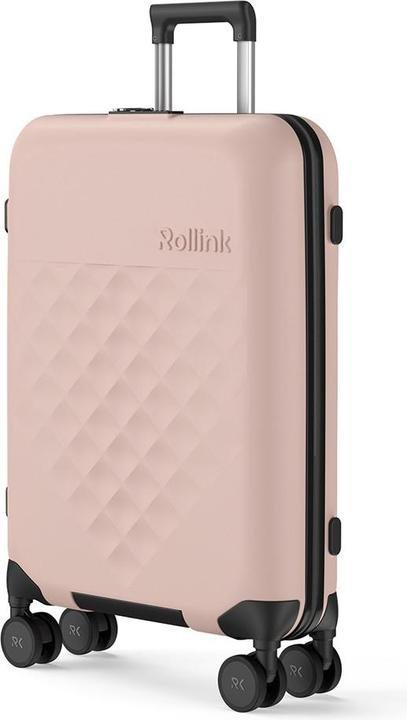 Actual product image Rollink Harde suitcase / trolley / travel case - Vega 360 - 76 cm - Rose (105 l, L (90 - 115l))