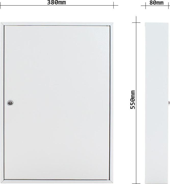 Productafbeelding Rottner Sleutelkast enkele deur S 100 cilinderslot