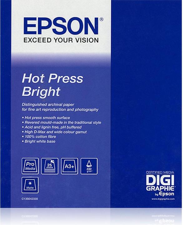 Immagine prodotto Epson S042334 Stampa a caldo a getto d'inchiostro luminoso 330g/m2 610mm x 15m 1 rotolo 1-pack (330 g/m², 1520 cm, 61 cm)