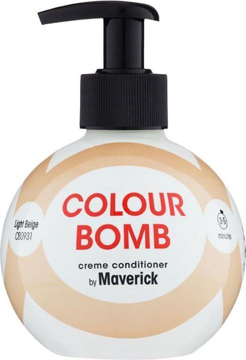 Colour Bomb Semi-Permanent Hair Colour Conditioner Light Beige 250ml (250 ml)