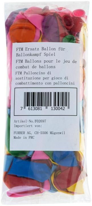 Immagine prodotto FTM Ersatzballone Kampfspiel Man Battle (100 x)