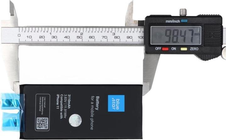 Produktbild Battery Blue Star BLUE STAR HQ battery without BMS for IPHONE 11 3110 mAh