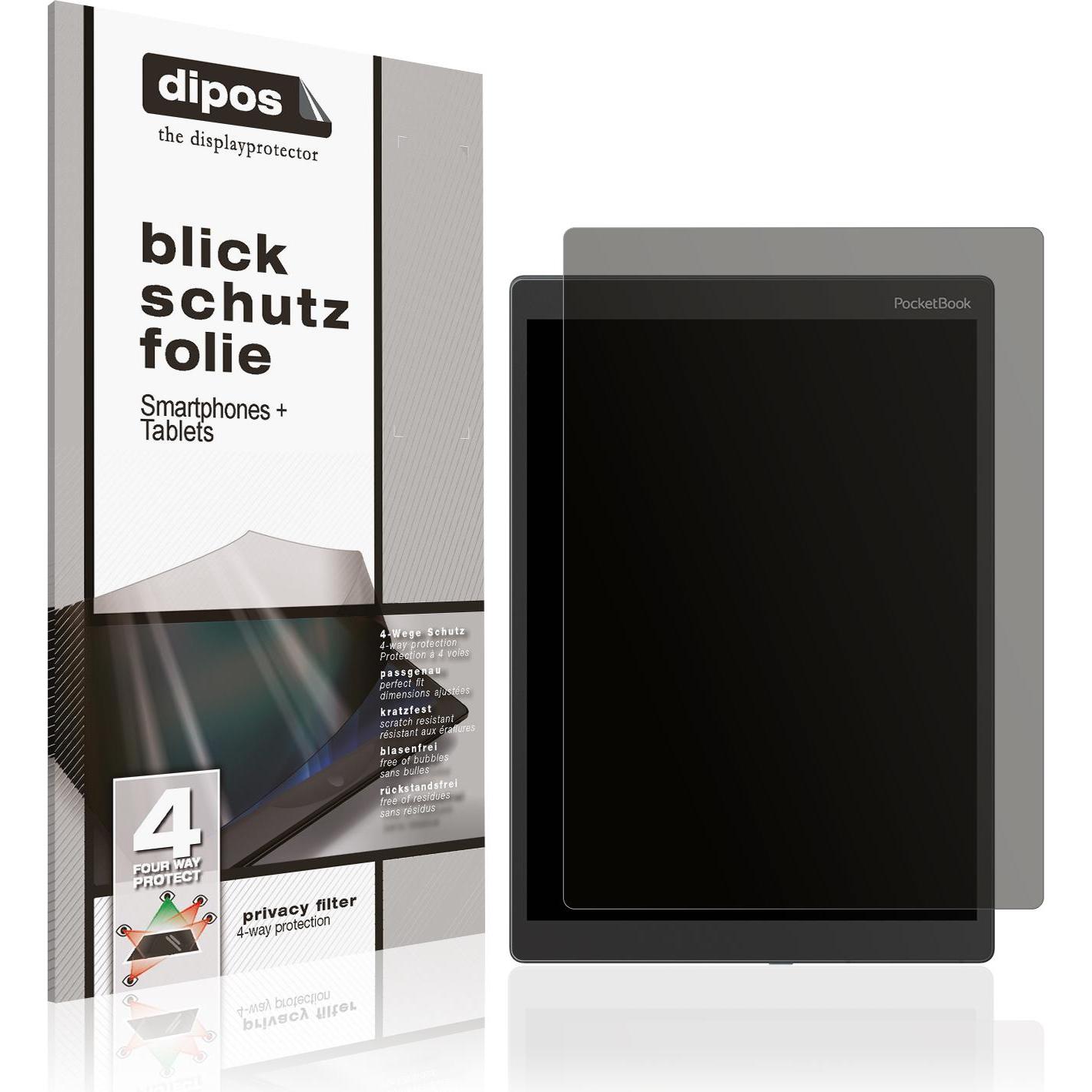 Dipos Privacy Blickschutzfolie 4-Way (180", 16 : 10), Notebook Schutzfolie